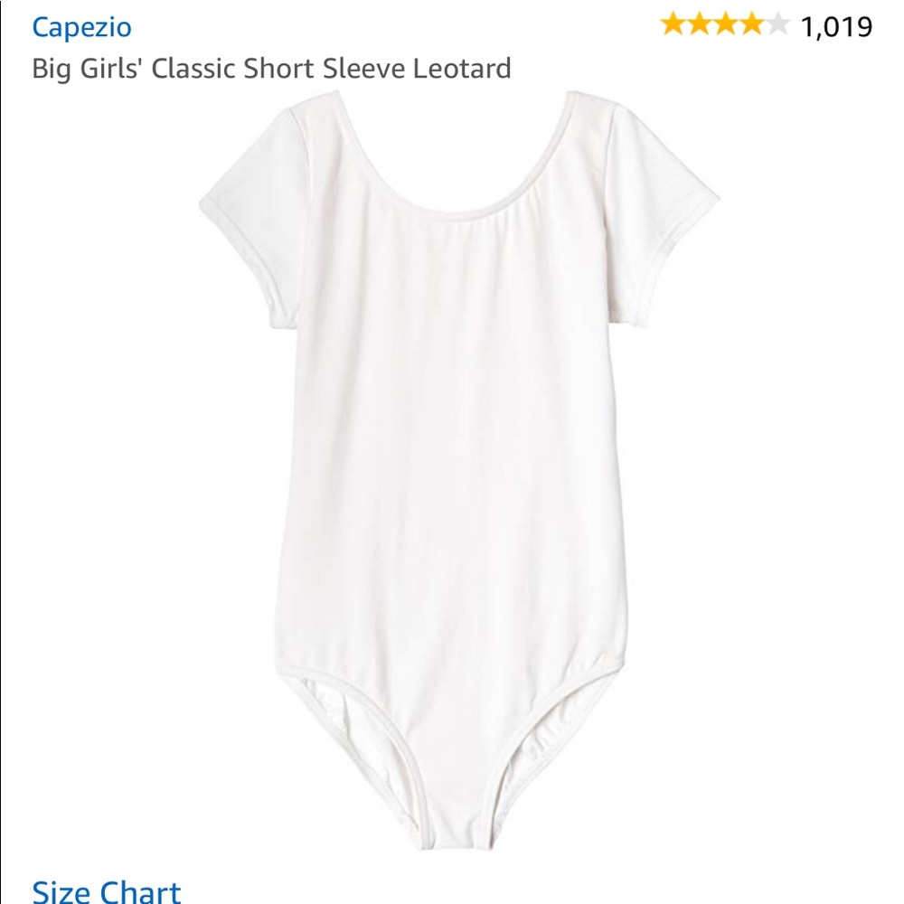 NWT Capezio White Leotards